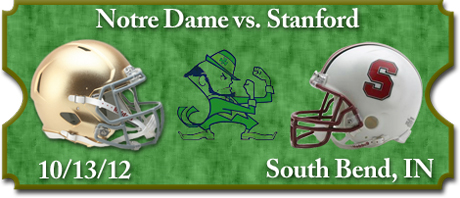 Notre Dame Fighting Irish vs. Stanford Cardinal Tickets