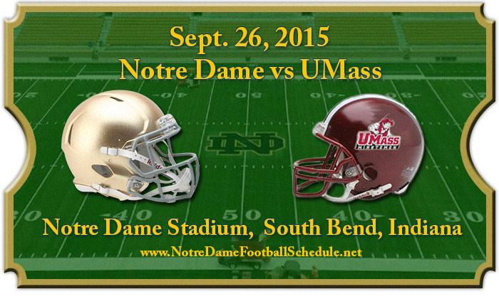 2015 Notre Dame vs UMass
