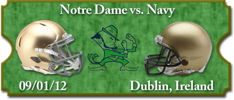 Notre Dame Fighting Irish vs. Navy Midshipmen Tickets
