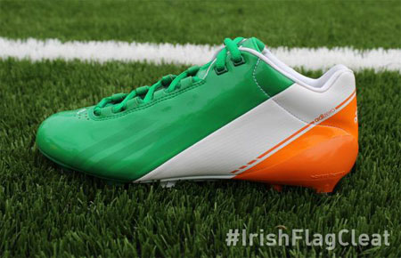 Notre Dame Irish Flag Cleats