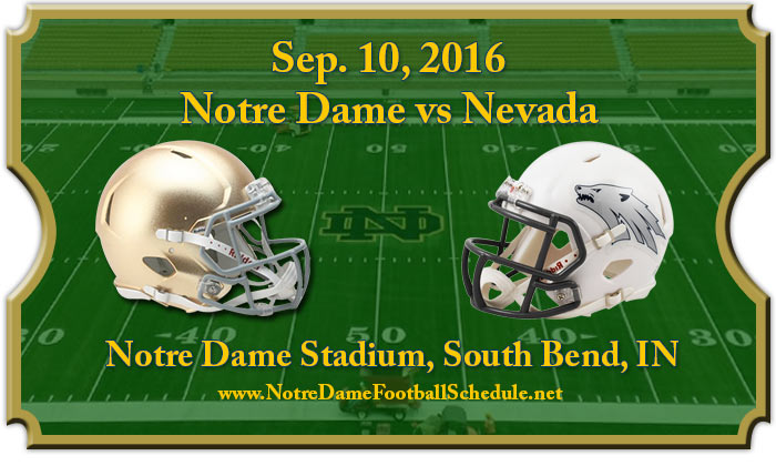 Notre Dame Fighting Irish Vs. Nevada Wolf Pack Tickets