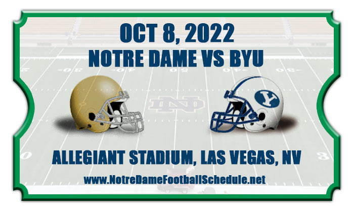 Notre Dame vs BYU Football Tickets 2022