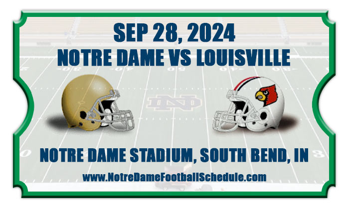 Notre Dame vs Louisville Football Tickets 2024