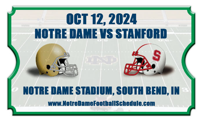 Notre Dame vs Stanford Football Tickets 2024
