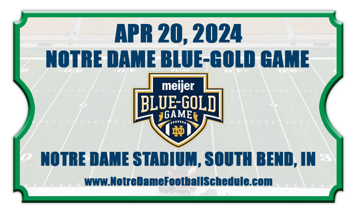 2024 ND Blue-Gold Game