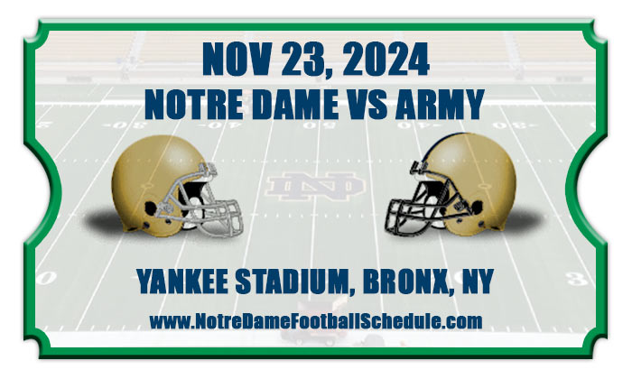2024 Notre Dame vs Army Football Tickets