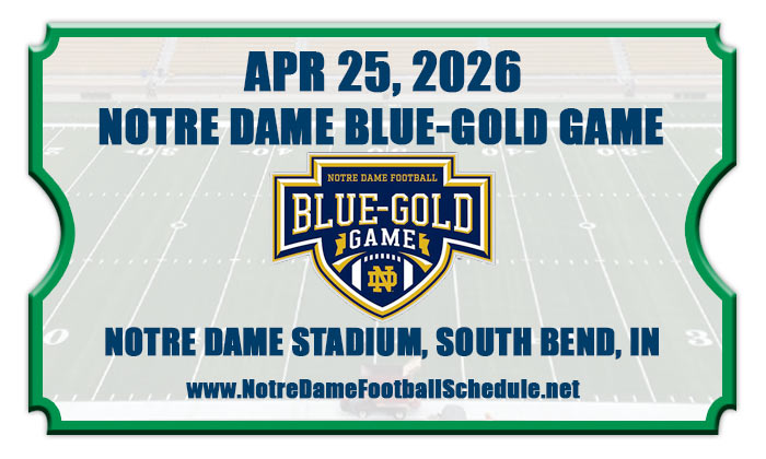 2026 Blue-Gold Game Football Tickets