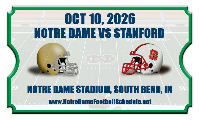 2026 Notre Dame vs Stanford Football Tickets